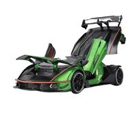 1/24 Scale Diecast Car Model 1:24 for Lamborghini for Essenza SCV12 Track Version Supercar Alloy Die-cast Mdoel Car Sound & Light Collect (Batteries Not Included)(Green)