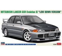 1:24 Scale Hasegawa Mitsubishi Lancer GSR Evo 3 III Low Down Version Model Kit