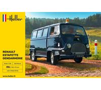 1:24 Scale Heller Renault Estafette Gendarmerie - Classic Renault - 80742