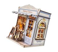 1:24 Scale Miniature Breadhouse Building Set Premium Wood Creative Gift Educational Play Parent Interaction Project