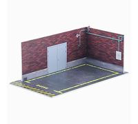1/24 Scale Simulation Car Parking Garage Diorama Display Scene for Model Car Collectors- C