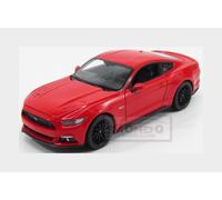 Ford Mustang GT 2015 in blue, 1:24-27 scale diecast car model from Welly