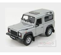 1:24 Welly Land Rover Land Defender 90 1984 Silver WE22498SIL Model