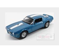 1:24 WELLY Pontiac Firebird Trans-Am 1972 Blue Met White WE24075BL Model