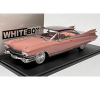1/24 WHITEBOX DIECAST 1959 CADILLAC ELDORADO SEVILLE DUSKY PINK/MAROON #124235