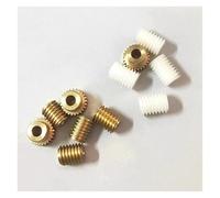 1:25 0.5M 25T 5mm DIY Toy Reducer electronic starter Accessories 25 Teeth Turbine Worm Gear Parts AUOQKQUT(1.98MM-COPPER OD6)