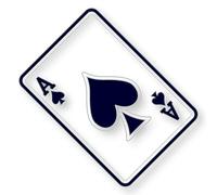 1.25" Ace of Spades Soft Enamel Pin - Las Vegas Playing Cards Poker Lapel Pins Brooches for Backpacks, Jackets, Hats, Clothes, Bags, Teens, Girls, Boys, Men- Pinback Buttons & Charms