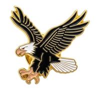 1.25" Eagle Soft Enamel Pin - Eagles Bird Lapel Pins Brooches for Backpacks, Jackets, Hats, Clothes, Bags, Teens, Girls, Boys - Pinback Buttons & Charms