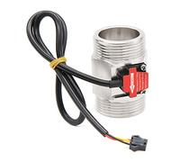 1.25" Flows Meter Steel Hall Effect Liquid Water Switches Flowmeter Electric 5-24VDC Meter