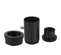 1.25 in Fixed Extension Tube with T2 to M4/3 Adapter Ring for Astronomical Telescope and Microscope, Manual Focus Photography Accessory for M4/3 Mount Cameras