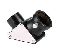 1.25 Inch 90 - Deg Dielectric Mirror Diagonal for Telescope, High Precision Dielectric Diagonal Mirror, All - Surface Multilayer Coated Prism System with Aluminum Alloy Housing, Co