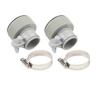 1.25 Inch to 1.5 Inch Pool Hose Adapter Kit, 38mm Conversion Fitting for Intex B-Series 25009, Replacement Parts Pair