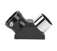 1.25 Inches 90 Degree Diagonal Mirror, Fully Coated Lens, Made of Aluminum Alloy, for 1.25 Inch Focuser and Eyepiece, Works with Refractor and Catadioptric Telescopes
