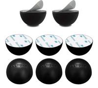 1.25" Silicone Hemisphere Bumpers Isolation Feet, 8Pack Non Skid Speaker Isolation Pads,for Small Speaker Spikes,Turntable Isolation,Subwoofer,Record Player Sound Dampening&Anti Vibration