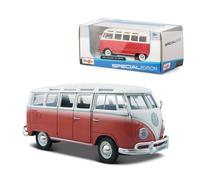 Maisto VW Bus Samba model car scale 1 25, doors and tailgate to open, 20 cm, color shipped randomly