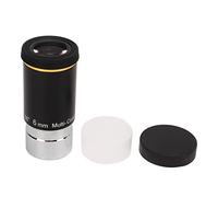 1.25in Astronomical Telescope Eyepiece, 6mm Focal Length Wide Angle Lens, 66 Degree Field of View with Green Film, 5 Elements in 3 Groups Optical Glass Lens for Celestial Obser