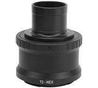 1.25in Astronomical Telescope, T2 T Ring Adapter and T Adapter for Either Prime Focus or Eyepiece Projection Astrophotography with Refractors, for E Mount Mirrorless Camera