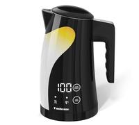 1.25L Cute Penguin Electric Kettle with Temperature Control(Basic Model),2H Keep Warm, Double Wall Cool-Touch,1300W Quiet Boil,Electric Tea Kettle BPA-Free for Home,Office,Kids(Black)