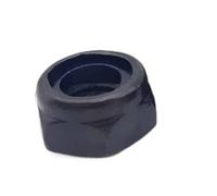 1/25pcs DIN985 M2M2.5M3 M4 M5 M6 M8 M10 M12 M14 M16 Black 304 Stainless Steel Hexagonal Hex Self-locking Nylon Insert Lock Nut(25pcs M5)
