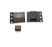 1.27mm SMD SMT Slide Type Switches 1/2/3/4/5/6/8/10 Pin Position Way 1.27mm DIP Toggle Switches Doule Row Snap Dial Switch Black IDGTTLDF(3 Pin,5Pcs)