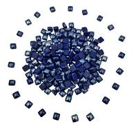 1.2CM Glass Mosaic Stone Tiles, 500g Non-Transparent Mosaic Pieces for Arts and Crafts, Plates, Picture Frames, Flowerpots, Handmade and Home Decorative (Pearl Navy Blue)