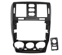 1/2Din Car DVD Only Frame Audio Fitting Adaptor Dash Trim Facia Panel 9 Inch For Hyundai For Getz 2002-2011 RHD Double Radio Player Car Stereo Facia(Right wheel)