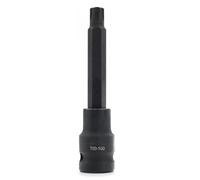 1/2in Drive T50 Torx Impact Socket Extra Long 100mm Male Star
