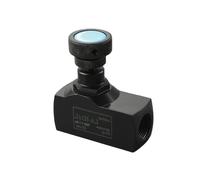 1/2Inch 3/8inch Port Adjustable Flows Regulation Throttle Check Valves for Piping Hydraulic Flows Control Needle Valves Hydraulic Single Way Regulating Valves