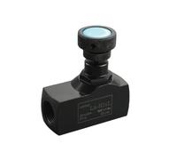 1/2Inch 3/8inch Port Hydraulic Single Way Regulating Valves Replacement Throttle Check Valves for Hydraulic Oil Hydraulic Flows Control Needle Valves