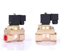 1/2''inch Brass Normally Closed 50bar Solenoid Valve Water 220V 12V 24V Pilot Operating High Pressure Solenoid Valve(DC12V)