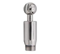 1/2inch NPT Sanitary Male Mini Spray Ball, Industrial 304 Stainless Steel Rotating Tank Cleaning Ball 1pc