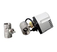 1/2inch Stainless Steel IP65 Motorized Ball Valve 220V 12V 24V 3-Wire 2 Control Brass Electric 1Pcs(12VDC)