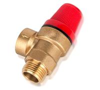 1/2Inch Sturdy Brass Valves DN15 Relief Valves for Water Oil Pressure Release with EPDM Diaphragm Use Horizontal Vertical Installation