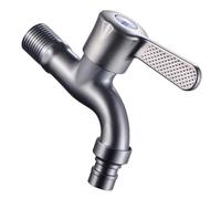 1/2inch Water Inlet Mop Pool Faucet Washing Machine Water Tap Wall Mounted Stainless Steels Washer Faucets Enduring Household Mop Pool Tap