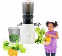 1.2L 200W Lens Massage Player - Cold Press Juice Extractor For Whole Fruits And Vegetables, 110mm Width Ramp - Easy To Clean, Automatic Pulp Extrusion, Operation
