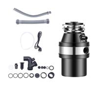 1.2L Food Waste Disposer, 560w Waste Disposal Unit For Sink, Garbage Disposal With Anti-Clamping, And Overload Protection, Noise Protection, Food Waste Bin Suitable For Kitchen And Sink