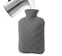 1.2L Hot Water Bag, Therapeutic Heat for Cramps | Waterproof Removable Heat Retention 4-6 Hours with Cover for Back Shoulders Legs Hand Winter Travel School Children Camping