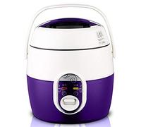 1.2L Mini Rice Cooker Kitchen Small Cooking Machine Small Household Portable Multicooker With Handle For 1-2 Person,Purple