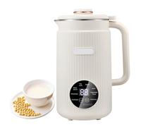 1.2L Soy Milk Maker, Fully Automatic Nut Milk Machine with LED Display, 12H Timer, 9 Functions, Fine Steel Blade for Homemade Almond, Oat, and Soy Milk