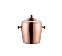 1.2L Stainless Steel Ice Bucket with Handle Double Layer Champagne for Bar Party for Wine or Champagne Bottles(Multi-Colored)