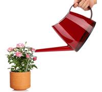 1.2l Watering Can Indoor, Long Spout Small Watering Can Indoor Plant Watering Can, Decorative Watering Pot with Long Spout for Indoor Outdoor Plants (Red)