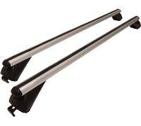 1.2m Aluminium Light Weight Lockable Roof Rail Cross Bars For Flush Solid Running Rails to Fit Seat Ibiza St (2010-2016)