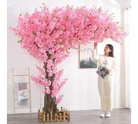 1.2m Artificial Cherry Blossom Tree - 3.9ft Indoor/Outdoor Floral Decor for Weddings, DIY Projects, Event Decorations, Stunning Home Accents, Realistic Blooming Flowers