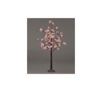 1.2m Cherry Blossom Tree w/144 Flowers & Warm White LED's - In or Outdoor (Dark Pink)