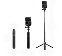 1.2M Extendable Selfie Stick for DJI Osmo Action 5 Pro/4/3, Quick Release Extendable Selfie Stick, Aluminum Extension Pole for Travel, Vlogging and Outdoor Shooting