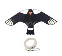 1.2m Flying Hawk Bird Scare Kite Realistic Eagle Decoy Bird Repellent Scarecrow For Garden Farm Orchard Crop Protection
