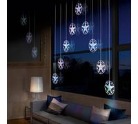 1.2m Indoor Colour Changing LED Christmas Curtain Window Light Decoration