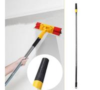 1.2M Paint Roller Extension Pole 4 Section Stainless Steel Detachable Painting Handle Stick Home Clean Brush Accessories
