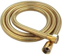 1.2M,Shower Hose 2M,3M,5M, Leakproof and Anti-Kink -Universal -Anti-Kink -Flexible-Chrome-Black-Golden-Silvery (Golden, 1M)