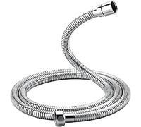 1.2M,Shower Hose 2M,3M,5M, Leakproof and Anti-Kink -Universal -Anti-Kink -Flexible-Chrome-Black-Golden-Silvery (Silvery, 2M)